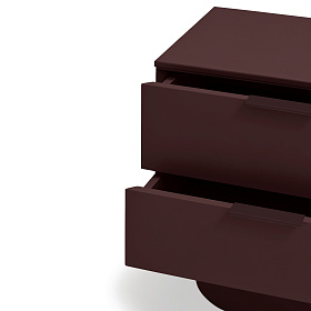 Прикроватная тумбочка Totem 2Dr баклажановый