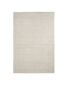 Бежевый шерстяной жаккардовый ковер Calira 230 x 160 см