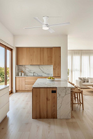 Потолочный вентилято Fraser LED белый