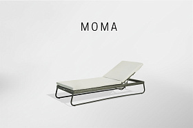 Лежак Moma ANTHRACITE-CARBON