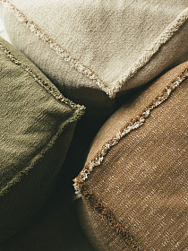 Подушка-пуф Handloom охра 45*45*45