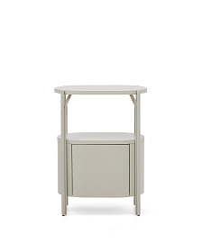 Тумба для ванной Arely из стали и белого лака 60 x 40 см