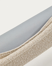 Кровать Odina из ткани букле цвета экрю 180 x 200 см