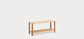 Стеллаж Bona 120 cm 2S терракотовый