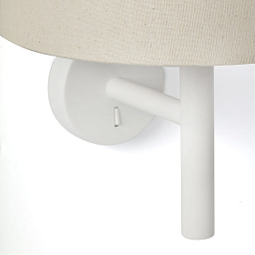 Настенный светильник Windsor белый 1xE27