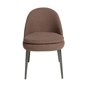 Стул 4236 из темно-коричневой ткани