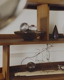 Стеллаж Sashi из массива тикового дерева 150 x 185 см