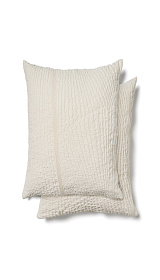 Комплект из 2 чехлов для подушек Raylo из хлопка с текстурой и полосками 50 x 50 см