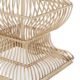 Белая настольная лампа Simone