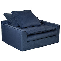 Кресло Sari TELAS темно-синее, ткань кат. В