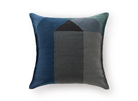 Подушка Diamond 50x50 синий-зеленый