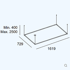 Подвес Tubs Modular Rectangular Horizontal 00-A140-05-M1