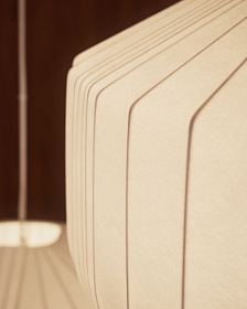 Подвесной светильник Somar из синтетических волокон и стали диаметром 51 см