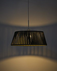 Абажур для подвесного светильника Aldet зеленый, Ø46 см