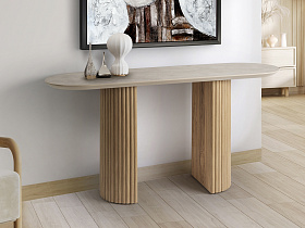 Irati Консоль цвет каменный/древесный