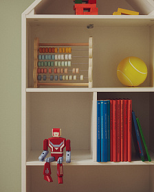 Детский стеллаж Celeste из МДФ белый 50 x 105 см