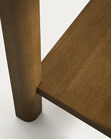 Консоль Arelida из дуба со светло-коричневой отделкой, 112 x 80 см