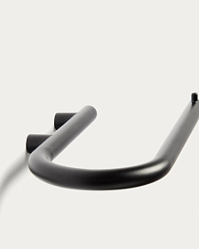 Держатель для туалетной бумаги Arely черный металл