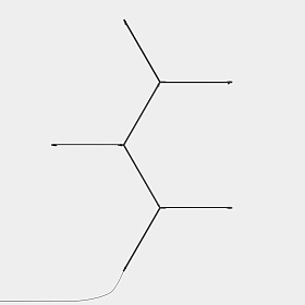 Бра Tubs Modular Molecular LED 64.7W 2700K ON-OFF Черный 5591lm