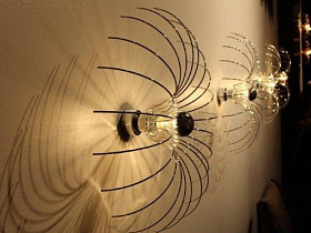 Бра Spider 52 см черное