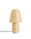 Настольная лампа из ротанга Neuda со светлым покрытием