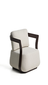 Уличное кресло Tamaris из алюминия коричневого цвета