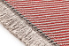 Подушка GL Diagonal миндально-красная 70x70
