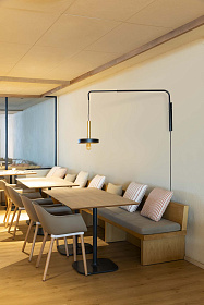 Бра Whizz  черное/атласное золото