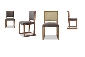 Стул Patti с тканевой спинкой