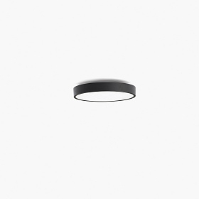Потолочный светильник DOMIO Ш400 36W черный OPAL 3000K CRI80 CASAMBI
