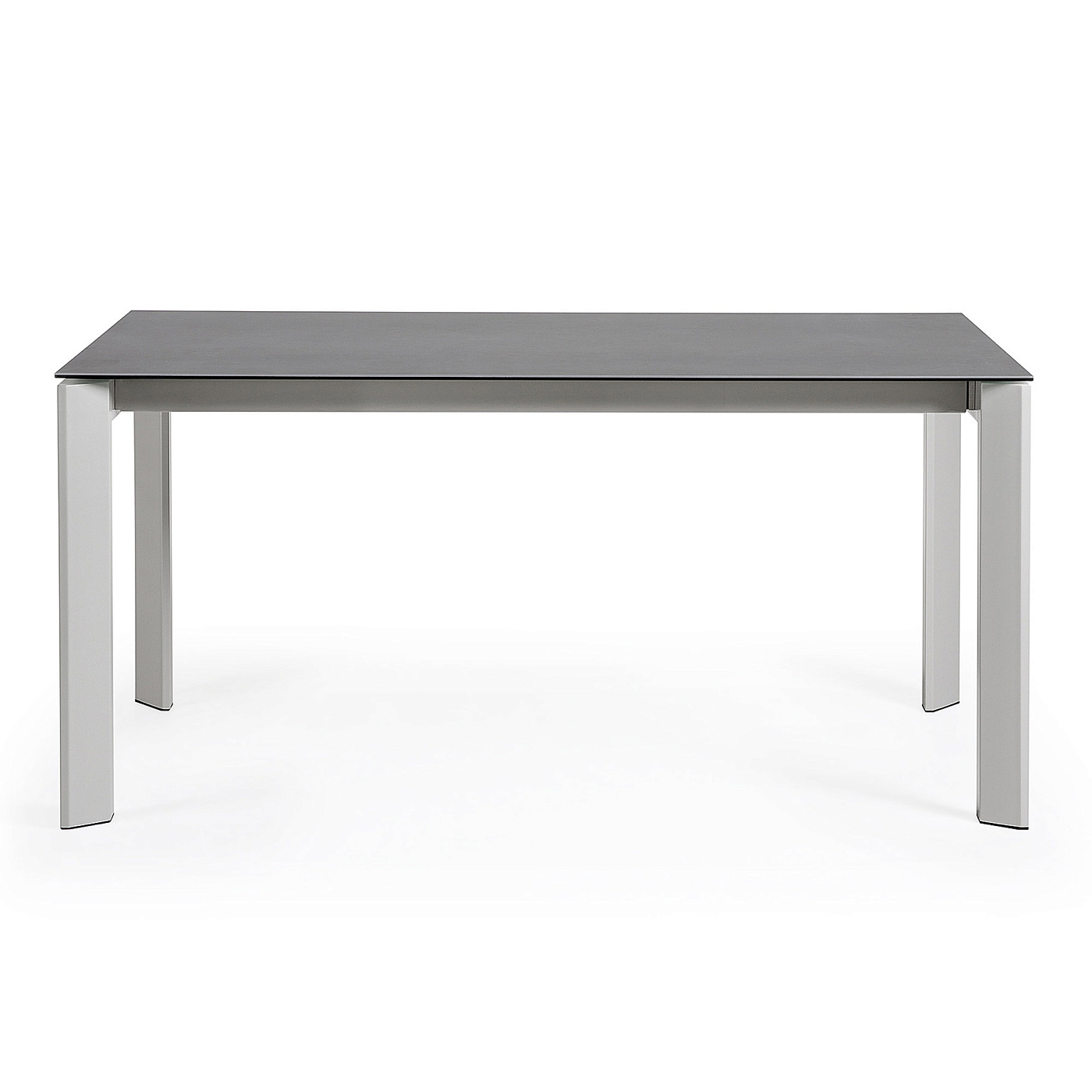 Стол Atta 160 (220) x90 серый керамический