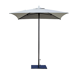 Зонт Togo 200x200 купол ANTHRACITE-GRIS NATURE+Основание 6007 30 кг+чехол 7984