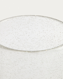 Ваза Sirau из прозрачного стекла, диаметр 24 см