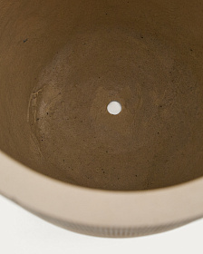 Набор из 2 кашпо Tival из песчаника бежевого цвета Ø 45 см