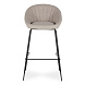 Барный стул Almer с бежевой обивкой