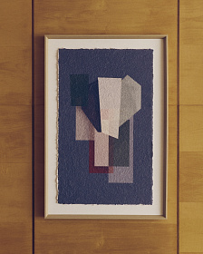 Картина Veluni из переработанной бумаги разноцветная 60 x 90 см