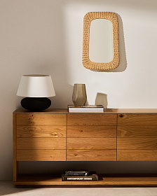 Зеркало из ротанга Zilna 38 x 59 см