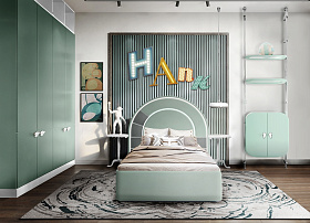 Напольный светильник LETTER H GRAPHIC