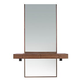 Консоль с зеркалом 3235/ MR2202 из орехового дерева