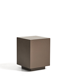 Уличный столик Rustella из коричневого бетона, 35 x 35 см