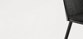 Стул Uma черный/черный PU