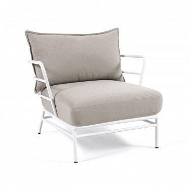 Кресло Mareluz из белой стали