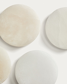 Noreli набор из 4 алебастровых подставок