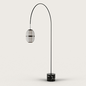 Торшер Pull P1249 Matt black/Matt black