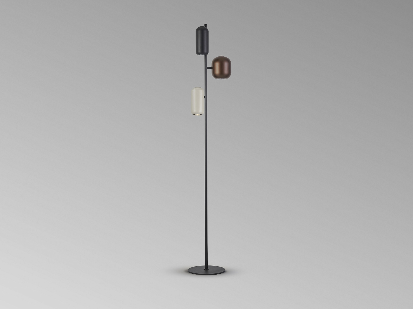 Nimes Торшер 3L черный-разноцветный