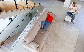 Диван с реклайнером Selene 2V+2LR