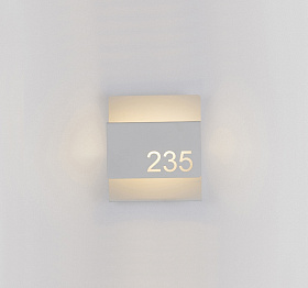 Настенный светильник указатель Z MINI белый