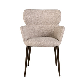 Стул 4104/A208 коричневый из пестрой ткани