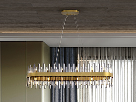 Grace Люстра 28L золотая овальная