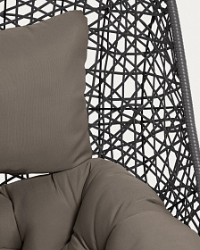 Подвесное кресло Florina темно-серое